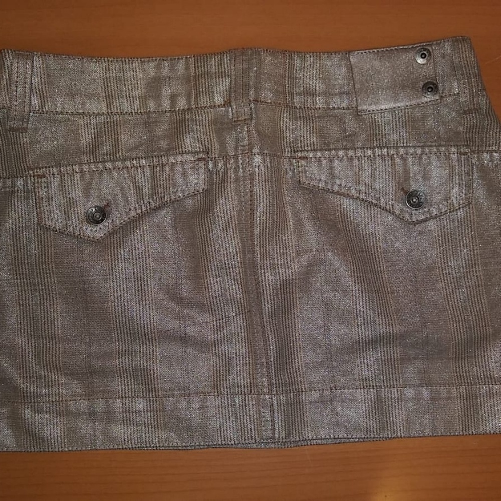 Metallic Mini Skirt - Picture 3 of 4